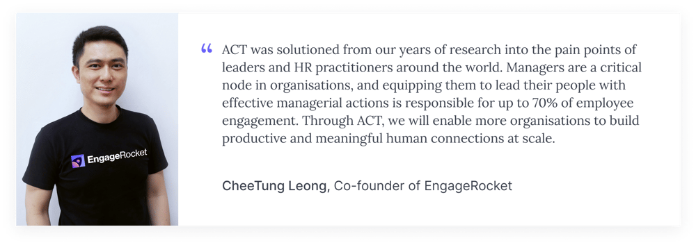 CheeTung Co Founder EngageRocket Quote