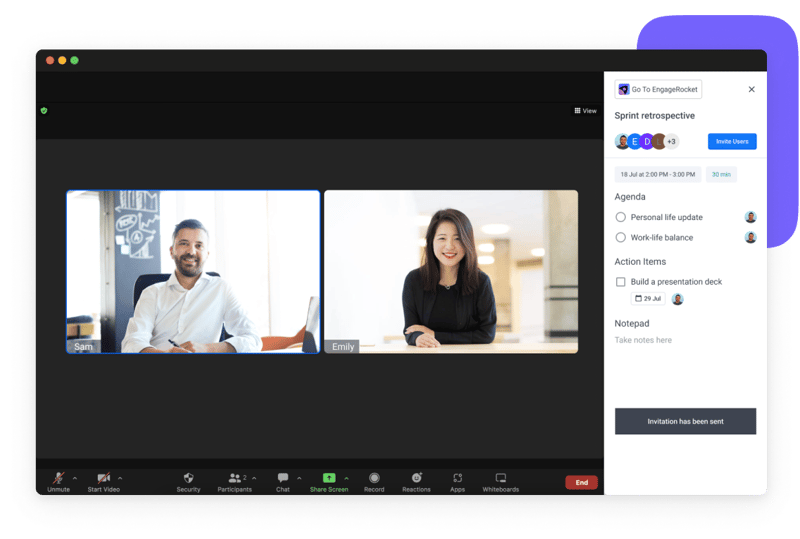 engagerocket zoom integration